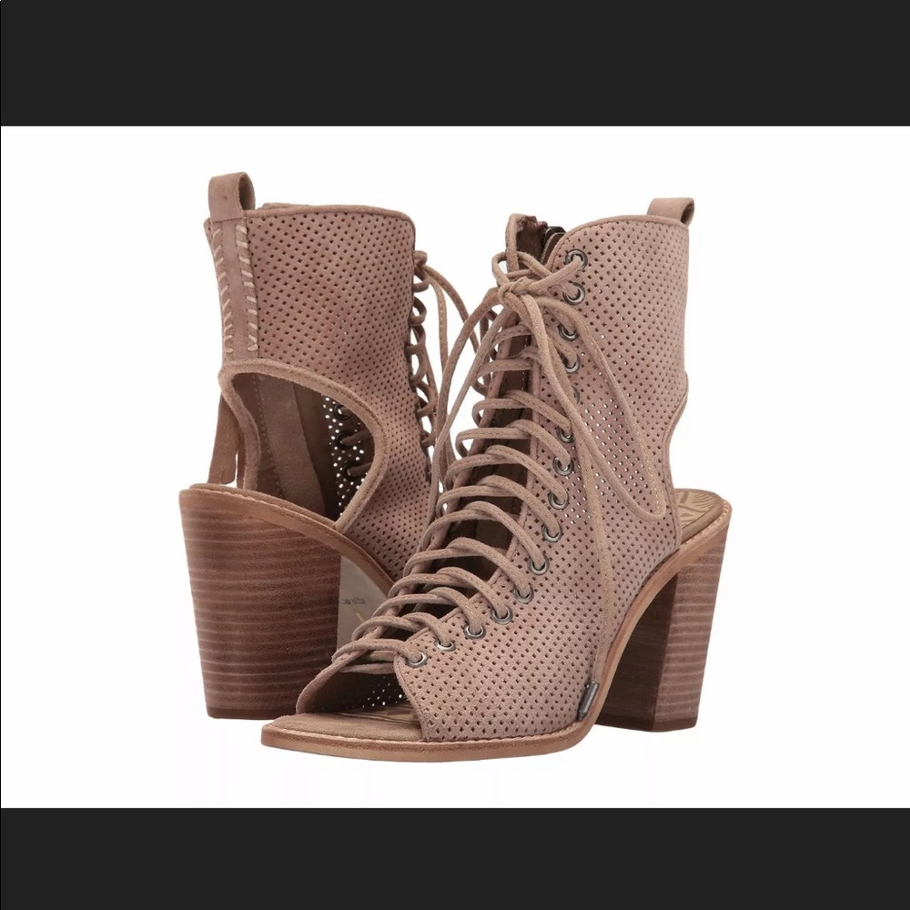 Dolce Vita Lira Peep Toe Ankle Bootie